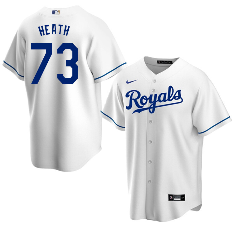 Nike Men #73 Nick Heath Kansas City Royals Baseball Jerseys Sale-White